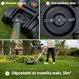 YARD FORCE iFlex - poręczna kosiarka akumulatorowa LM F23 | w zestawie akumulator litowo-jonowy 12 V/4,0 Ah | do 50 m² | szerokość cięcia 23 cm | 3 stopnie wysokości cięcia 30-60 mm