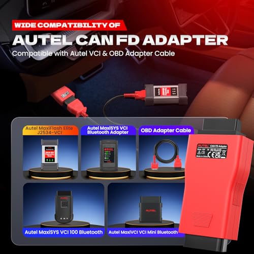 Autel CAN FD CANFD Adapter for GM MY2020 Vehicles, 2026 Compatible with Autel Scanner Diagnostic Scan Tool MaxiCOM MK808S MX808S DS808 Maxisys Elite 908 Series Models W/CAN FD Protocol (100% Original) - Image 5