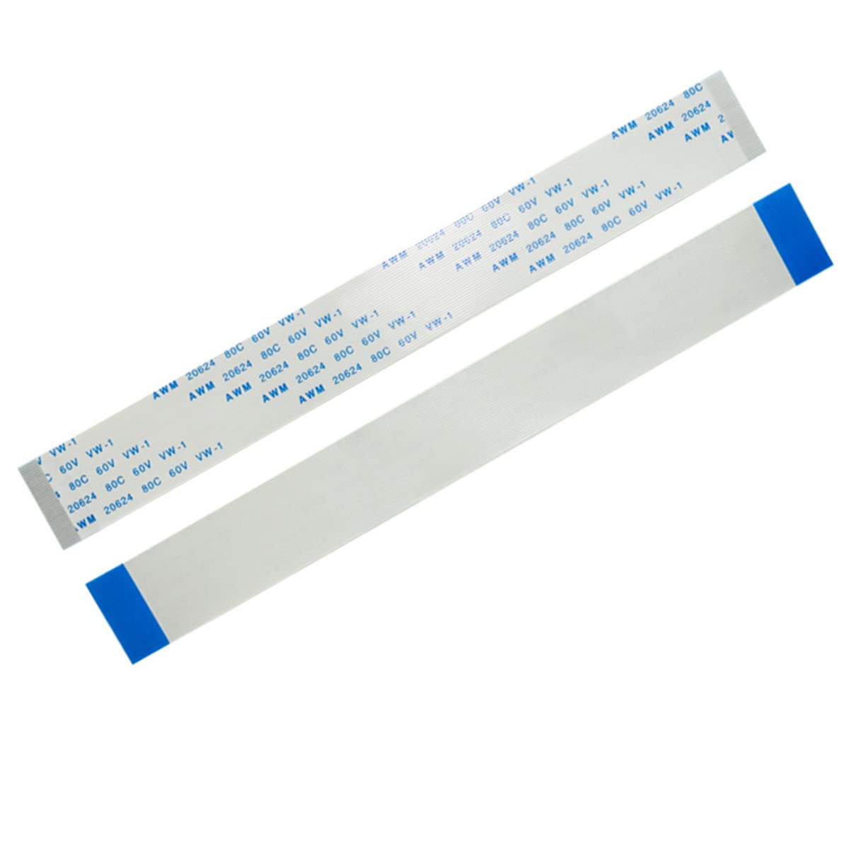 Unifizz FFC Flexible Flat Ribbon Cable 35 Pins 0.5mm Pitch 150mm A Type Same Direction Flexible Flat Cable for LCD TV Car Audio DVD Player Laptop 10 PCS