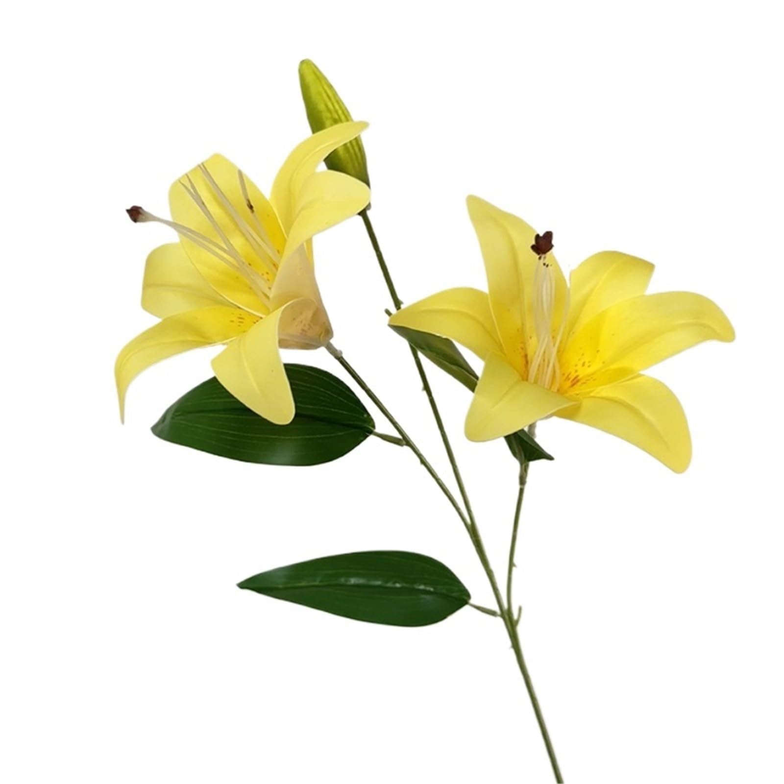 Dcrxz Artificial Flowers 10pcs 65cm Lily Branch Simulated Lily Wedding Photography Prop Simulated Flower Home Flower Arrangement Artificial Lily Flower(S8 65CM)