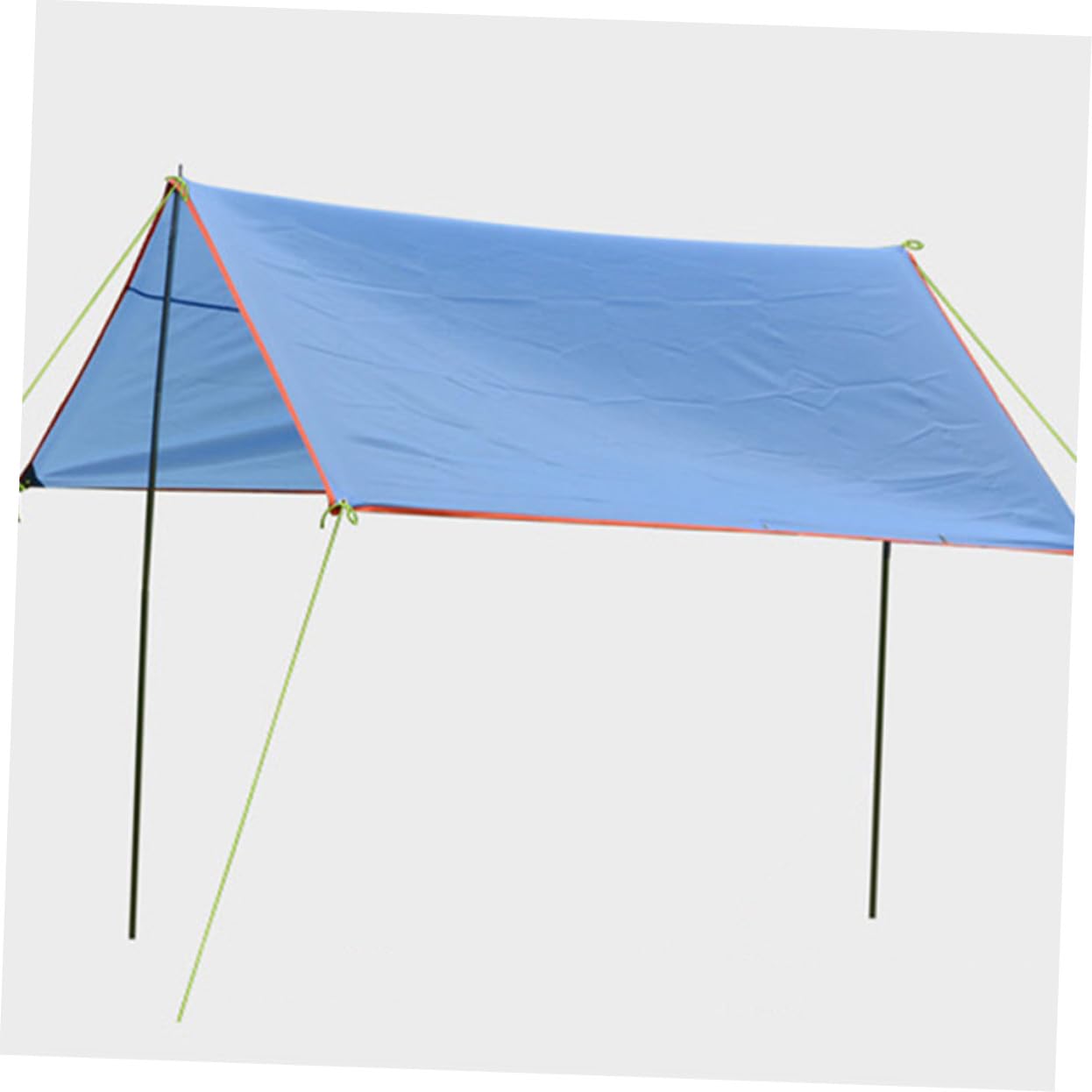 Ersatz Zeltstange 2 Stück, 2m, Schwarz, Verzinkt für Camping
