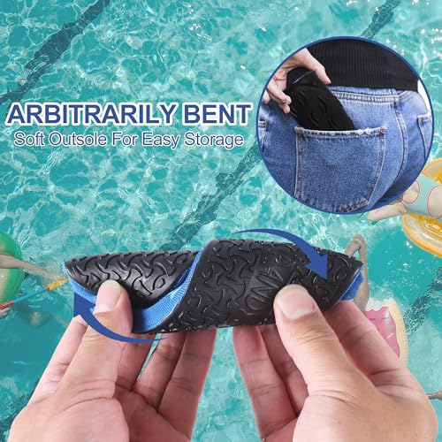 Image of RANDY SUN Barefoot Quick-Dry Sand Beach Socks, Breathable Seamless Yoga Sock With TPE Sole