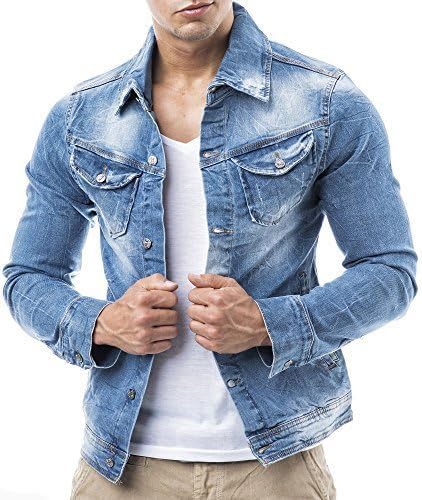 Balandi Uomo Jeans Giacca Denim di Marce Giacca : Amazon.it: Moda