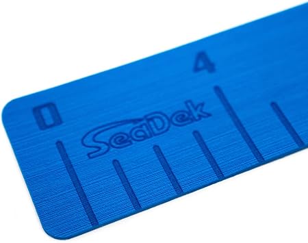 SeaDek 4 x 36 3mm Fish Ruler w/Laser SD Logo - Bimini Blue