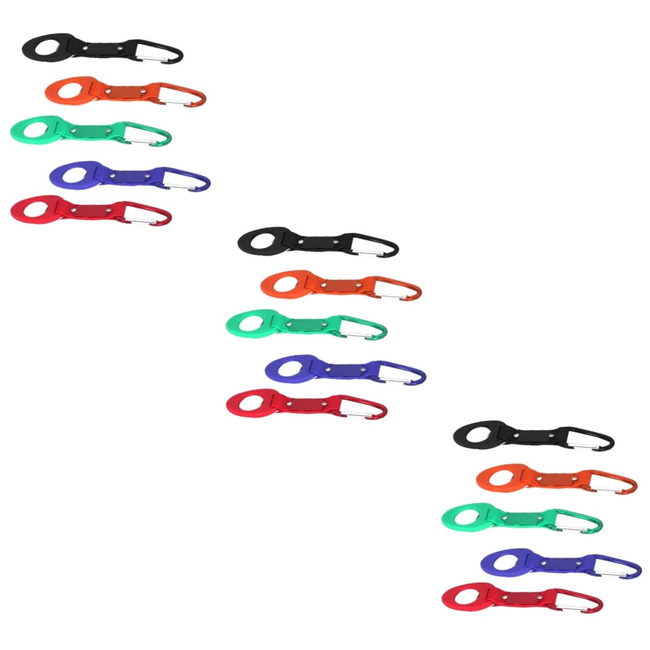 iplusmile 18stücke Teiliges Wasserflaschen- Mit Haken Tragbarer Clip Für Outdoor-aktivitäten Vielseitiger Flaschenhalter Für Rucksack Fahrrad Und Zufällige Farben