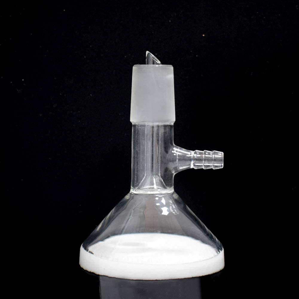 Kit De Filtration Sous Vide Laboratoire - Entonnoir Verre 300ml + Fiole 1000ml, En Verre Borosilicate - 4