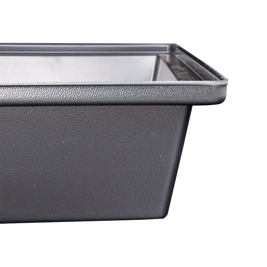Breker Kunststoffwanne 100x60cm [geeignet als Kotwanne] 60 Liter Fassungsvolumen | Allzweckwanne | Plastikwanne | Schwarz