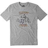 Life is good Men's Tried & True Happy Hour Log Crusher Tee