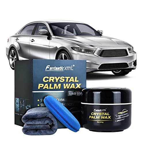 HEYJOY Solid Ceramic Coating Crystal Car Wax Kit Polish Wax Quick Easy