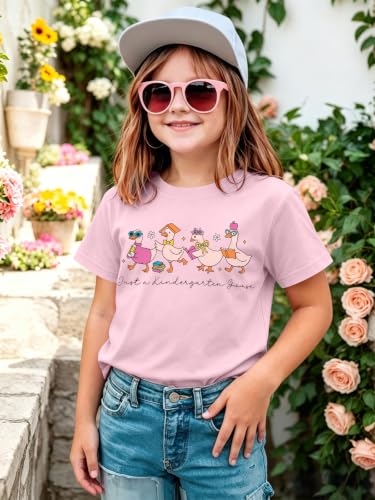 Image of First Day of Kindergarten Shirt Toddler First Day of School Tee Boy Girls I'm Ready for Kindergarten Tops