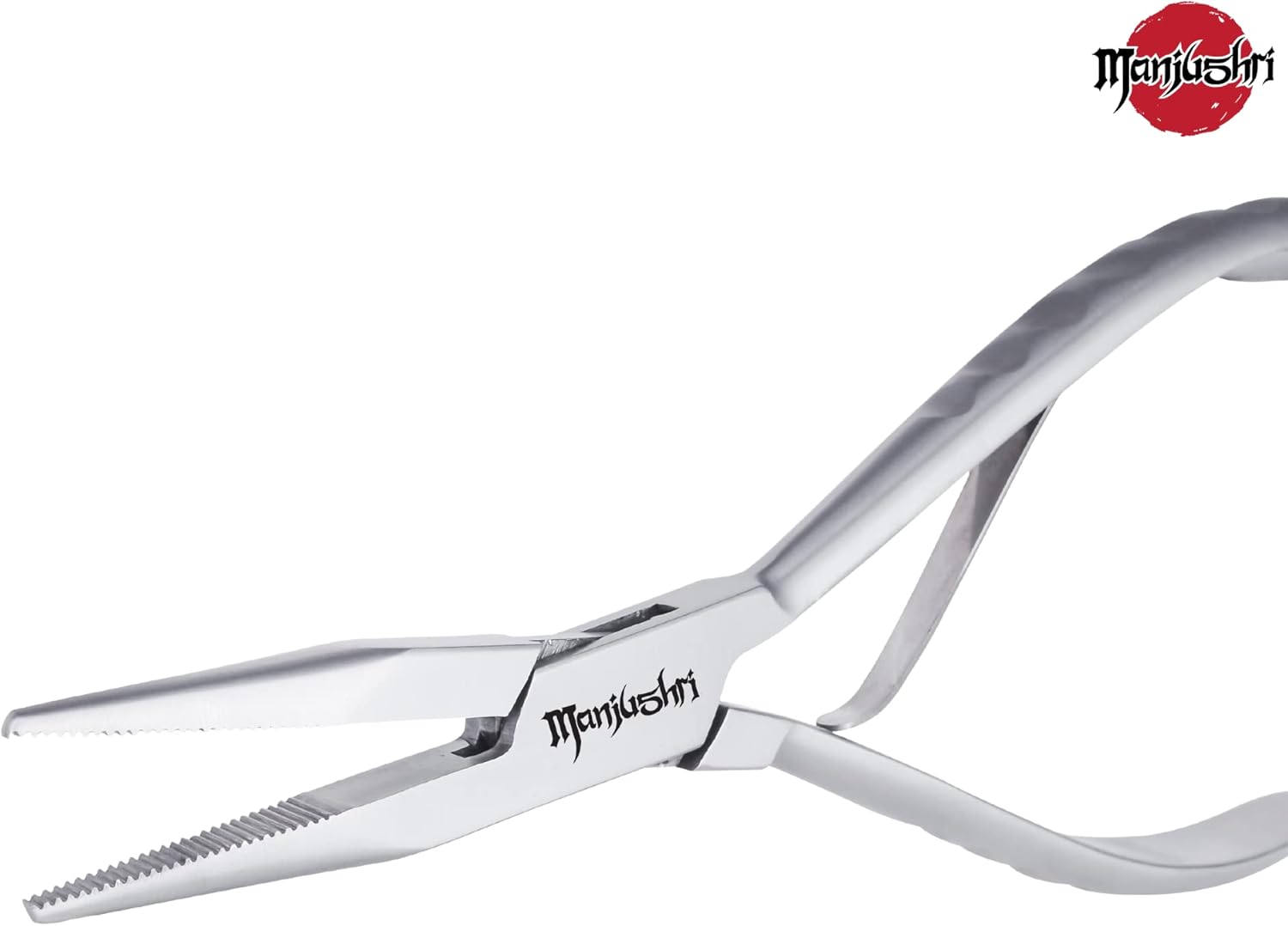 Manjushri Precision 6 Inches Fish Pin Bone Pliers Tweezers for Removing, Plucking and Pulling Pin Bones (Silver)