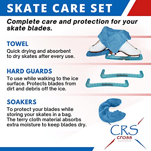image for CRS Cross Ice Skate Guards, Soakers and Towel Gift Set. Essential Ice 