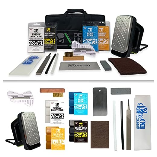 Demon Complete Plus Ski Tune Kit with Ski Wax Iron and Over 1 lb. of Demon Ski & Snowboard Wax Included