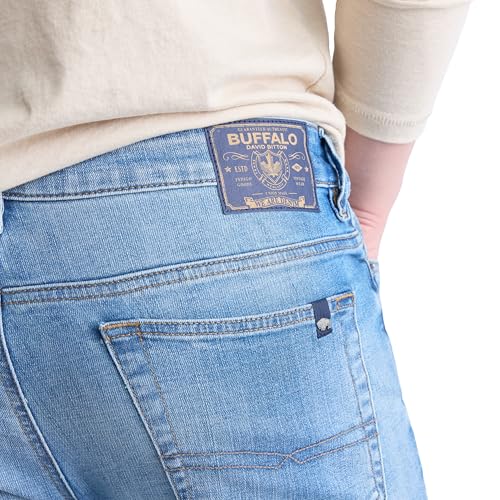 Buffalo David Bitton Men's Slim Boot King Jeans, Veined and Sanded, 32W x 30L by Buffalo David Bitton - Used condition - Image 5