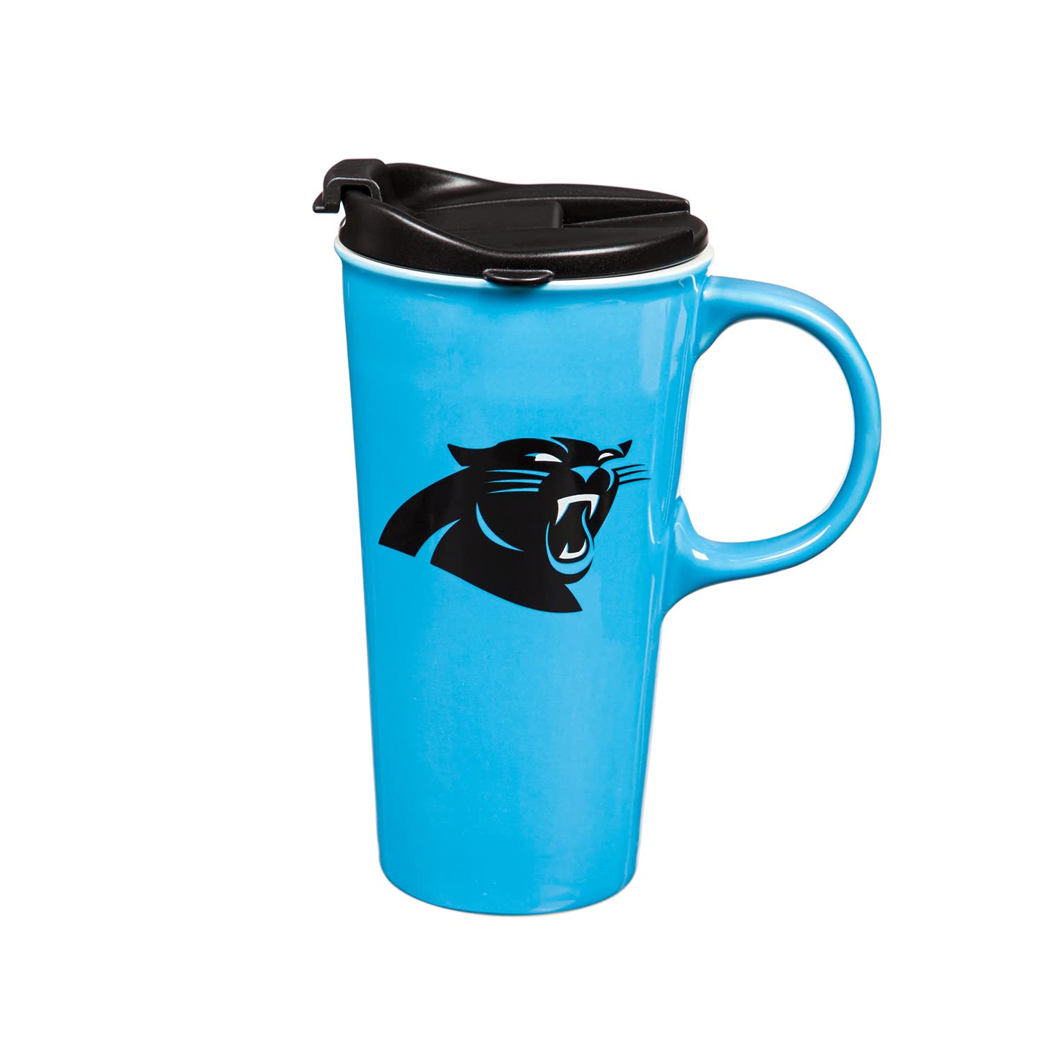 Team Sports America Carolina Panthers, 17oz Boxed Travel Mug