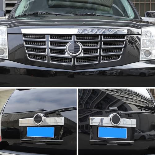 Emblemas de rejilla Escalade 2007-2014 ovalados para personalización delantera y trasera del coche 7