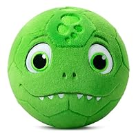 VangeBow Soft Indoor Football Gifts for Boys Girls, Inflatable Plush Lightweight Baby Kids Ball Toys for Toddlers 1-3 4 5 Year Old Children First Birthday Gift (Dinosaur, Pump Include)