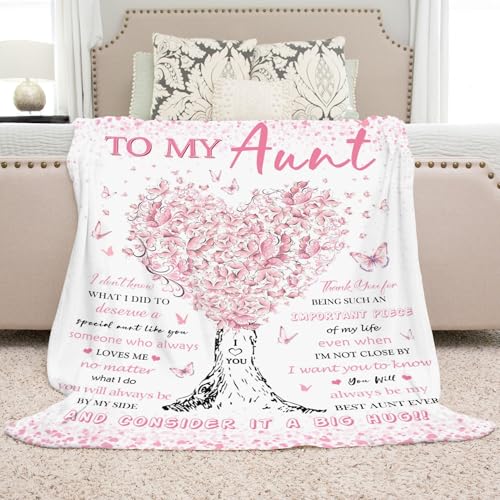 Auntblanketauntgiftsfromniecenephewbirthdaygiftsforauntuniquepinksoftwomenthrowblanketgiftsformothersdaychristmaswarmplushflannelfleeceblankets60x50tomybestaunt Urban Country Home Decor Aunt blanket aunt gifts from niece nephew birthday gifts for aunt unique pink soft women throw blanket gifts for mothers day christmas warm plush flannel fleece blankets 60×50 to my best aunt urban country home decor