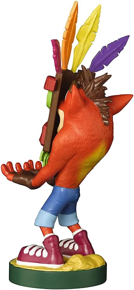 Exquisite Gaming Aku Aku Character Controller Holder, Crash Bandicoot Phone Stand, 8.5 in Gaming Desk Accessory