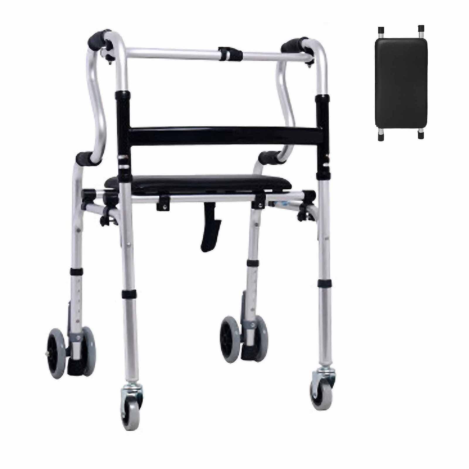 Buy YWZQY Walkers for Seniors Upright Posture Rolling Walker with
