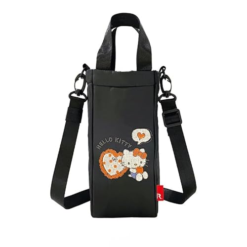 シナモロール クロミ ハローキティ 水筒カバー ショルダー 携帯式ボトルカバー ボトルバッグ 水筒ケース スマホバッグ ショルダーバッグ スマホポーチ おしゃれ 手提げ 2wayバッグ (Color : ハローキティ)