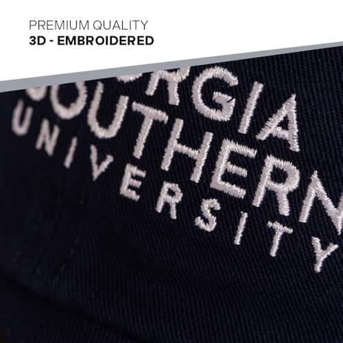 Gorra bordada ajustable azul para adultos miniatura 3