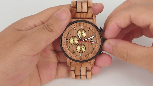Amazon.com: HUTAOMU Wooden Watch Mens, Japanese Movement Quartz