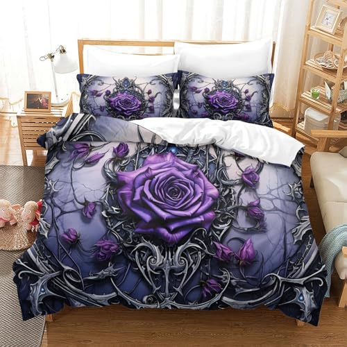 Housse de couette hypoallergique pour peau sensible microfibre