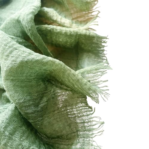 Image of Crinkled PolyCotton Scarf for Women - 180 x 90 cm Stole for Women | PolyCotton Scarf for Summers, Head Cover for Women | Lightweight Scarf for Women | Women Accessory