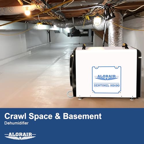 Image of ALORAIR 198 Pints Duct-able Version Crawlspace Dehumidifier with Pump