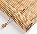 Tende a Rullo in bambù Naturale,Cortina di bambù retrò,Tapparella Avvolgibile Bamboo,Veneziana per Finestre,Parasole per Balcone,per Esterno/Ristorante/Cucina/Portico/Giardino (80x100cm/32x39in)