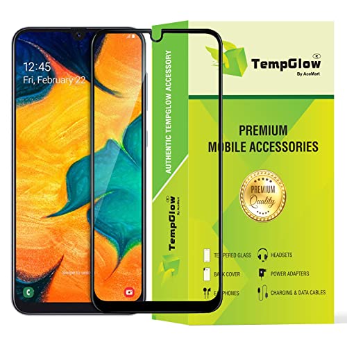 Image of Screen Protector for Samsung Galaxy A01 | M01 | A20e (Black) Tempered Glass Edge-to-Edge 6D Screen Guard With Installation Kit