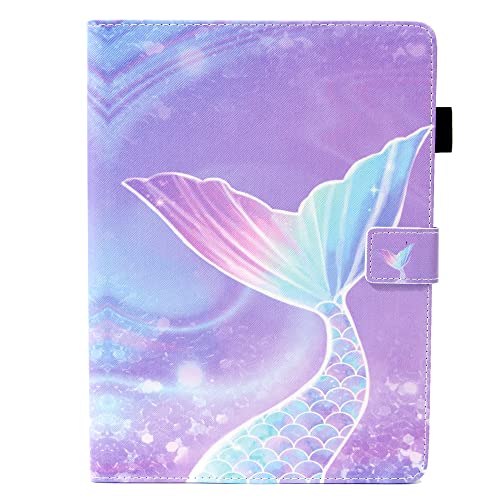 for iPad (A16) 11th Generation 11 inch 2025/iPad 10th Generation 10.9 inch Case 2022, UUcovers Multi-Angle Viewing Stand Cover with Pencil Holder & Pocket [Auto Wake/Sleep], Pink Mermaid Tail Scale by UUcovers - Image 9