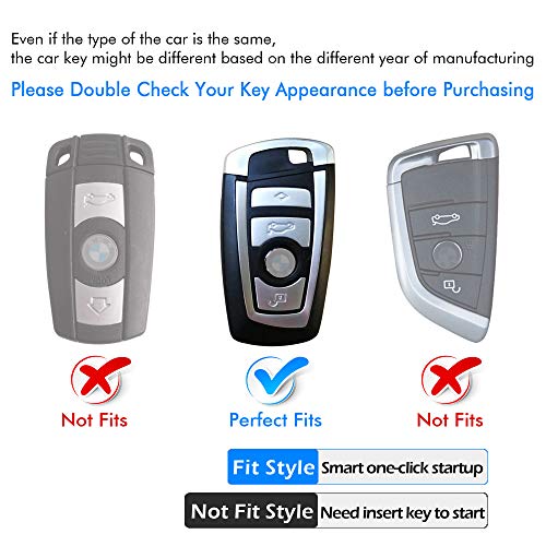 Intermerge For Bmw Key Fob Cover,Key Case For 1 3 4 5 6 7 Series X1 X3 X4 M5 M6 Gt3 Gt5 Remote Control Key Premium Soft Tpu Anti-Dust Full Protection (Blue) #TOP1