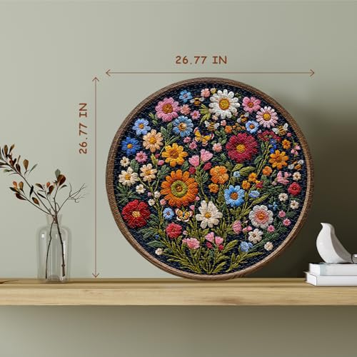 Rompecabezas Circular Floral 16+ Anos miniatura 4
