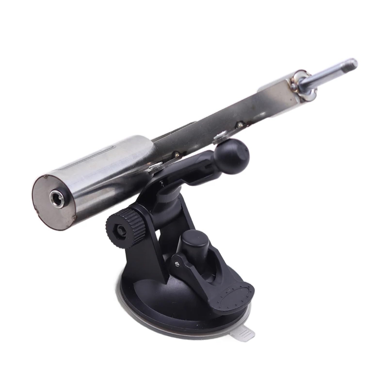 VCHICS Attuatore lineare telescopico Mini, velocità Regolabile 3V-24V, Corsa 39 mm, Motore con meccanismo Alternativo, Ventosa in Alluminio da 60 mm per Uso Fai da Te