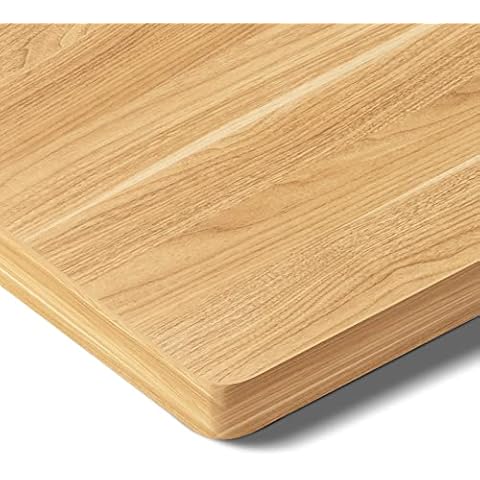 SANODESK Whole-Piece Particle Board Table Top for Standing Desk and Home Office Desk DIY, 55x28x1 Inch Maple Desk Top Cover