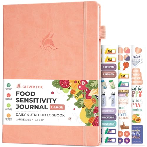 Journal d'intolérance alimentaire Clever Fox pour apaiser les douleurs du colon irritable