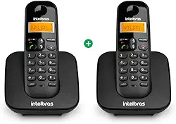 Telefone sem Fio e com Ramal Adicional TS 3112 Preto Intelbras