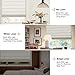 Artdix Cordless Linen Roman Shades, Natural Custom Fabric Room Darkening Roman Window Shades Blinds for Doors, French Doors, Kitchen Windows, Bathroom Windows
