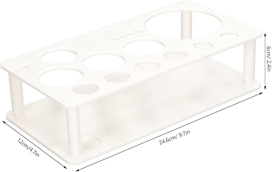 plplaaoo Bartender Kit Stand, Space Saving Organize Storage Plastic Bartending Tool Holder, Bar Accessories, Home Organizer, Bartender Set Stand for Home Bar(M)