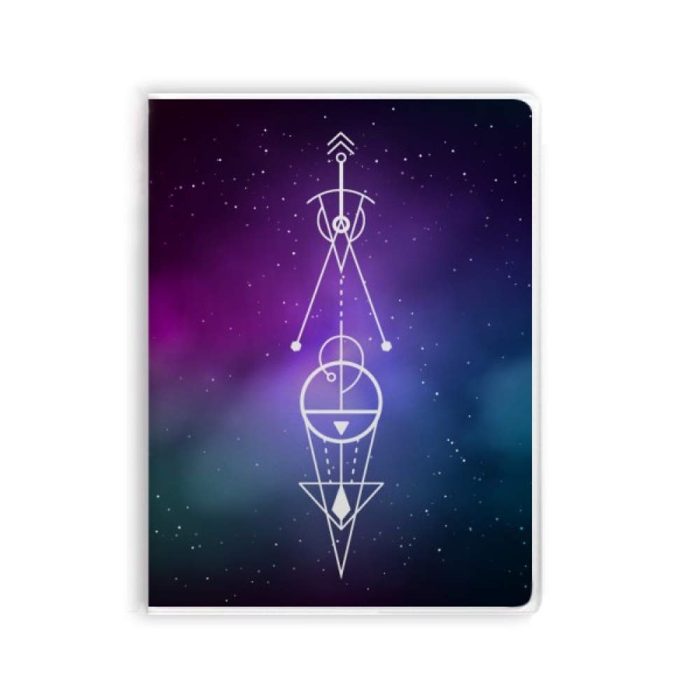 Carnet totem géométrie alien triangle pour vos notes de voyage et bureau - 4