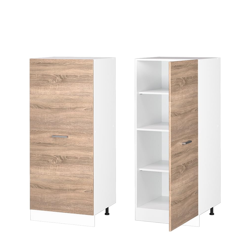 Vicco mobile cucina dispensa R-Line, Sonoma, 60 cm, per la libera combinazione all'interno di sistemi cucina modulari