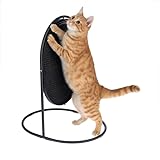 Modern Living Kratzbrett & Katzengym Hollywood | 2-in-1 Möbelstück für Katzen | zum Krallenwetzen | inkl. Katzenminze | Höhe: 55cm