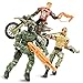 Lanard The Corps! Universe: Ultimate Battle Pack - Mini-Figure Combat Set, Includes 8 Action Figures, Patrol Attack Vehicles & Accessories, Kids Ages 3+