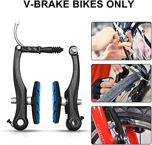Bremsbeläge für Fahrräder SenluKit 4 Paar V-Bremsbeläge