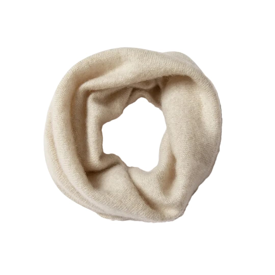 Bufanda de cachemira de color liso para mujer y hombre, cálida y suave para el cuello en invierno.