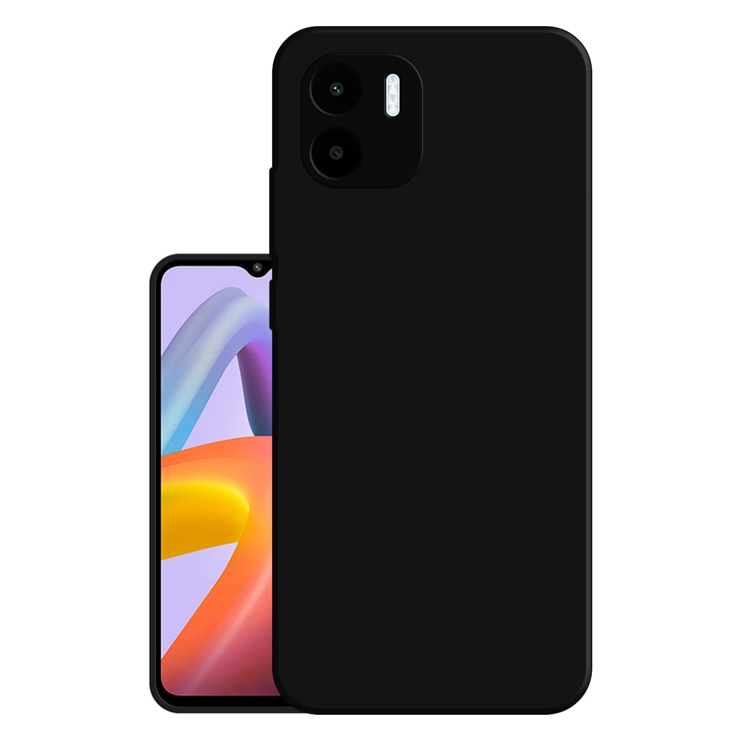 HELLO ZONE Exclusive Matte Finish Soft Back Case Cover for Xiaomi Redmi A2 2023/Xiaomi Redmi A1 - Black (B0C6MHNXCD) Amazon Price History, Amazon Price Tracker