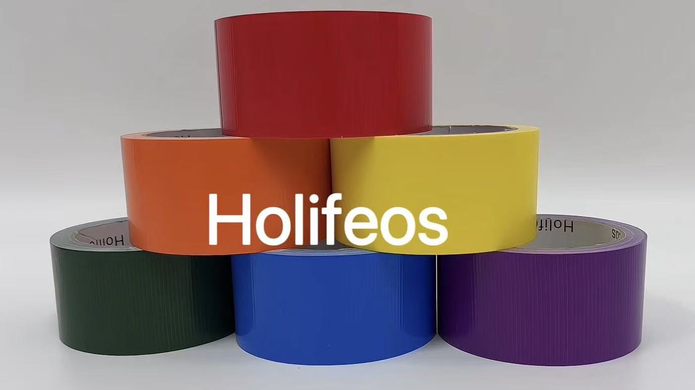 Holifeos Rainbow Colored Duct Tape 6-Pack, 15 Yards x 2 Inch Heavy