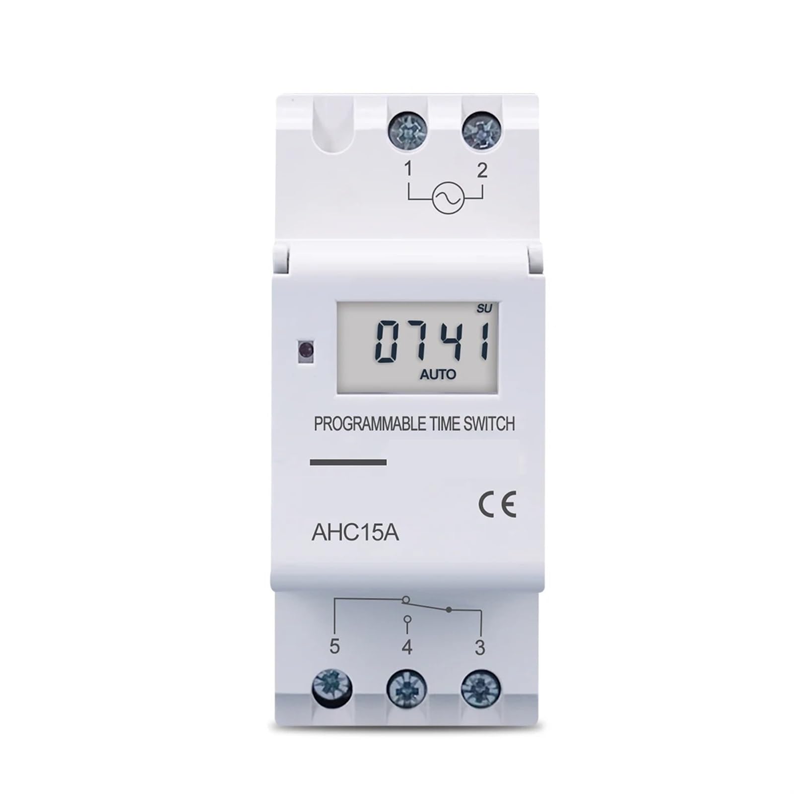 Relais de temps programmable hebdomadaire AC 220V 230V 12V 24V 16A